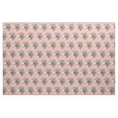 Tissu Fleur de printemps de jonquille rose (Fat Quarter)