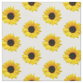 Tissu Fleur de tournesol jaune rustique (Fermer)