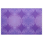 Tissu Fleur de vie - motif de timbre - violet (Fat Quarter)