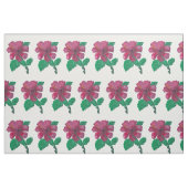 Tissu fleur d'hibiscus rouge (Fat Quarter)