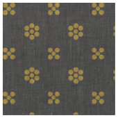 Tissu Fleur Dot - Charbon (Fermer)
