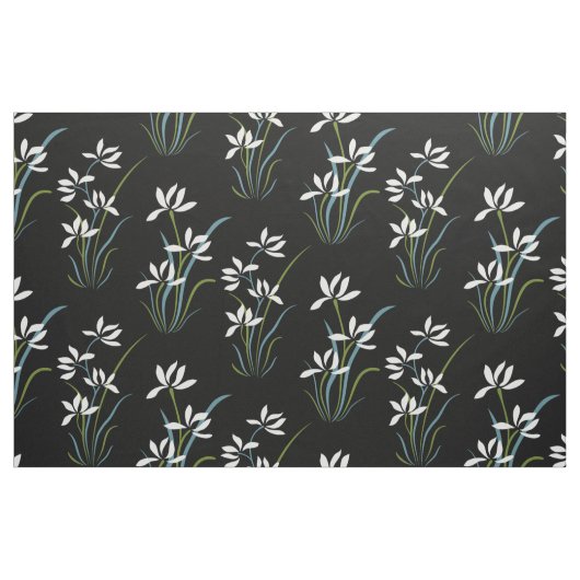 Tissu Fleur et herbe (Fat Quarter)
