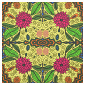 Tissu Fleur floral (Échantillon)