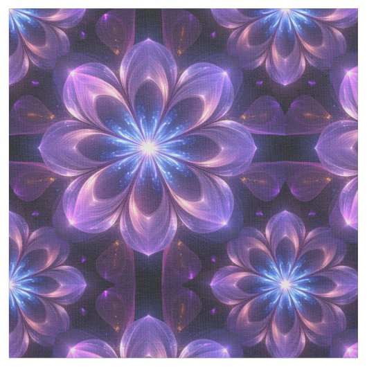 Tissu fleur fractal (Fermer)