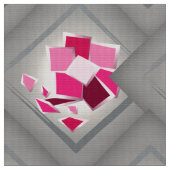 Tissu Fleur fuchsia Abstraite (Fermer)