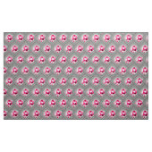 Tissu Fleur fuchsia Abstraite (Yard)