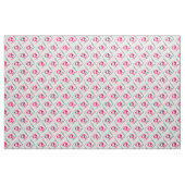 Tissu Fleur fuchsia Abstraite (Yard)