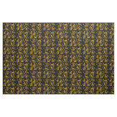 Tissu Fleur Jardin Chats Orange Tabby Chat (Fat Quarter)