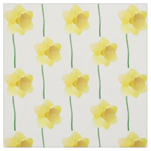 Tissu Fleur jaune de ressort de jonquille sur l'arrière