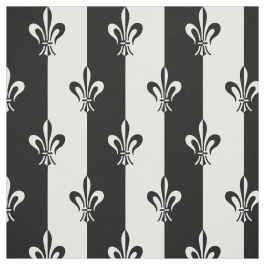 Tissu Fleur Lily Fleur de Lis Motif (Échantillon)