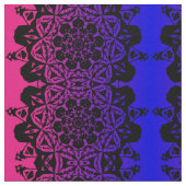 Tissu fleur Mandala rose et violet (Détail)