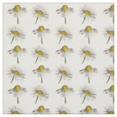 Tissu Fleur marguerite vintage (Échantillon)