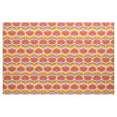 Tissu Fleur motif rétro (Yard)