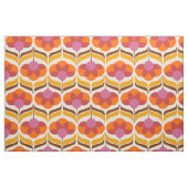 Tissu Fleur motif rétro (Fat Quarter)