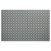 Tissu Fleur noire avec Teal (Fat Quarter)