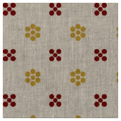 Tissu Fleur Point Naturel (Fermer)