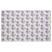 Tissu Fleur Pourpre & Création (Fat Quarter)