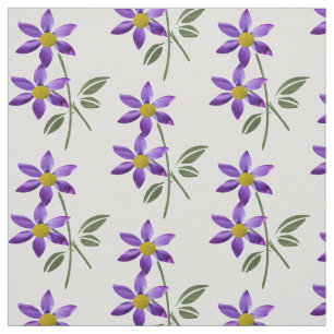 Tissu Fleur Pourpre & Création