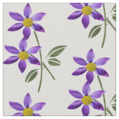 Tissu Fleur Pourpre & Création (Détail)