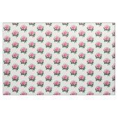 Tissu Fleur rose transparente (Fat Quarter)