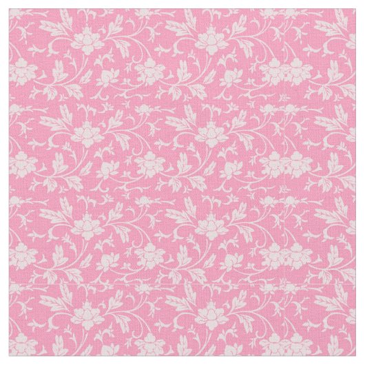 Tissu Fleur rose vintage (Fermer)