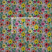 Tissu fleur sauvage (Carreau)