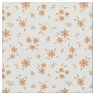 Tissu Fleur sauvage neutre cottagecore boho florale niai