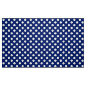 Tissu FLEUR SAUVAGE - Pois classique sur bleu marine (Fat Quarter)