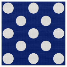FLEUR SAUVAGE - Pois classique sur bleu marine