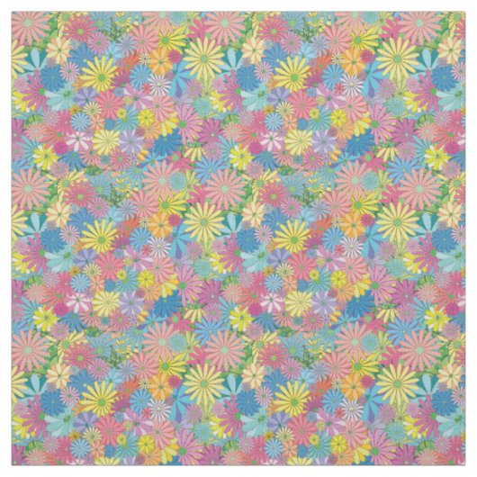 Tissu Fleur Simple (Échantillon)