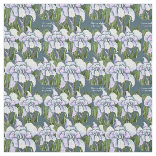 Tissu Fleur Smeraldo (Échantillon)