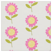 Tissu Fleur stylisée (Fermer)