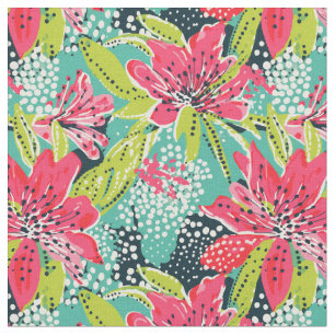 Tissu Fleur tropicale