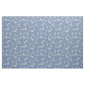 Tissu Fleur vintage Bleu marron (Fat Quarter)
