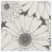 Tissu fleur vintage mono (Fermer)