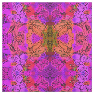 TISSU FLEURS