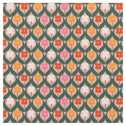 Tissu Fleurs (Fermer)