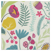 Tissu Fleurs abstraites lumineuses (Fermer)