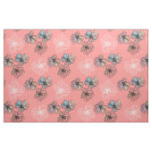 Tissu Fleurs alignées sans couture abstrait PA moderne (Fat Quarter)