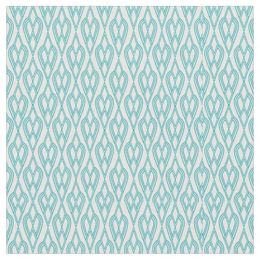 Tissu Fleurs Art Déco (Fermer)