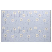Tissu Fleurs atomiques rétro bleu jaune (Fat Quarter)