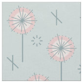 Tissu Fleurs atomiques rétro Rose vert (Fermer)