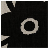 Tissu Fleurs audacieuses - noir (Fermer)