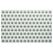 Tissu Fleurs autour de la Terre (Fat Quarter)