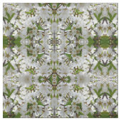 Tissu Fleurs blanches (Échantillon)