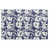 Tissu Fleurs blanches. (Yard)