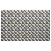 Tissu Fleurs blanches de pricks sur un arrière - plan so (Yard)