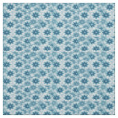 Tissu Fleurs bleues (Échantillon)