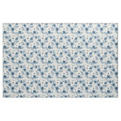 Tissu Fleurs bleues et beiges (Fat Quarter)