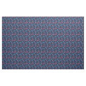 Tissu Fleurs bleues et mauves (Yard)